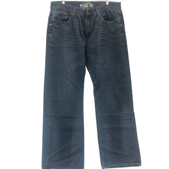 Plugg Jeans Co Men's Denim Jeans 5 Pocket Jeans Vintage Size 38 x 32 - Picture 2 of 10
